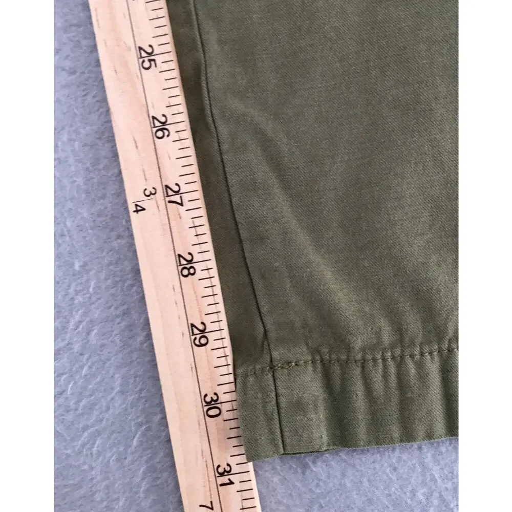 Madewell Olive Wide Leg Cargo Utility Pants Size 27